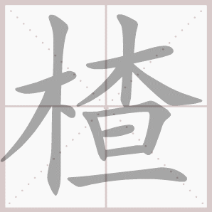 楂的笔顺,楂字笔顺