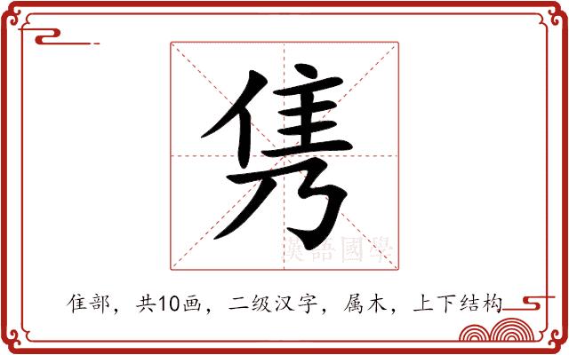 隽的部首图片